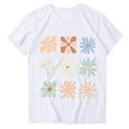 thumbnail image 4 of My Orders Cute Summer Tops for Women, Tshirts Shirts Graphic Vintage 5X Beach Vacation Clothes For Women With Sleeves Women Tank Tops Loose Plus Size Summer Button Boho Top, 4 of 4