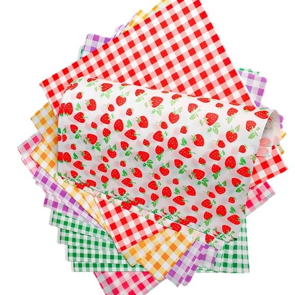 600PCS Dry Waxed Paper Sheets Sandwich Wrapping Checkered, Greaseproof Basket Liners for Burger, for Wrapping Bread Party Supplies