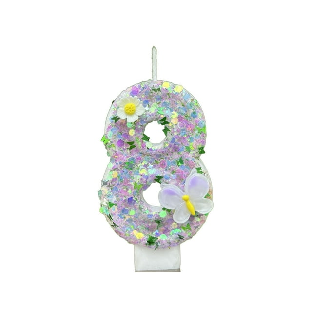 WRKEKC Clearance Digital Birthday Candle Cake Decoration First Birthday Celebration Party Candle Flower