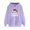 Purple, variant on Kaemgyyd Womens Hoodies Fall Long Sleeve Drawstring Pullover Tops with Pockets Fashion Christmas Print Loose Sweatshirt