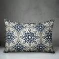 thumbnail image 3 of Creative Products Faded Blue Gray Medallions 14x20 Indoor / Outdoor Pillow, 3 of 9