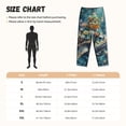 thumbnail image 3 of Balery Colorful Plant Turtle Pantalones de pijama para mujer, pijamas ultraligeros, pantalones de estar por casa-Large, 3 of 6