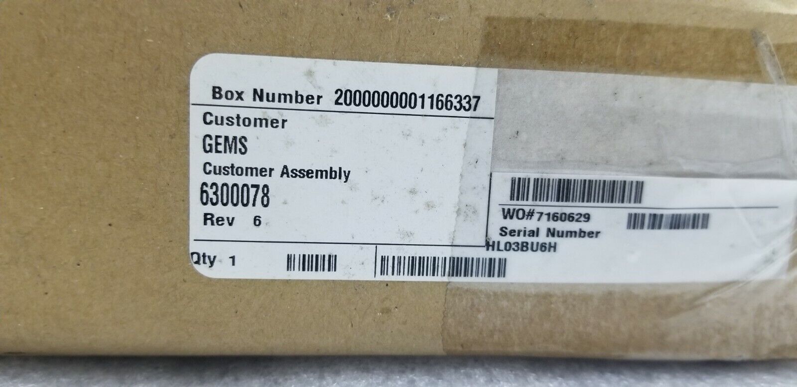 6300078 REMOTE RF CHASSIS MASTER EXCITER 2 by GE Healthcare