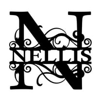 DefiDgd 21 Letters Metal Wall Mounted Decor,Black Large 3D Letters,Decorative Farmhouse Hanging Alphabet Signs for Bedroom Office Wedding Party Home(J)