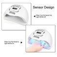 thumbnail image 3 of Nail Art Lamp 110w Led Lamp Nail Art Dryer Uv Lamp Professional Nail Art Lamp With 4 Timer Lcd Display, 3 of 4