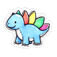 thumbnail image 4 of cartoon Dinosaur Stickers, Waterproof Dinosaur Sticker for Water Bottle Laptop Phone Cases Planner Skateboard Luggage Helmet Party Favor Decor, Ideal for Adults Teens Teacher Rewards, 4 of 9