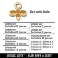 thumbnail image 2 of Flying Firefly Lightning Bug Wood Mini Charms Shapes DIY Craft Jewelry - With Hole - 14mm (26pcs), 2 of 7