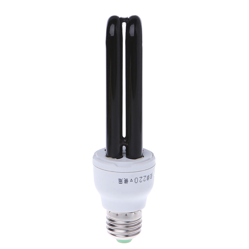 E27 15/20/30/40W UV Ultraviolet Fluorescent Blacklight CFL Light Bulb ...