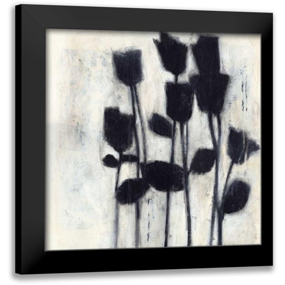 Wyatt Jr., Norman 12x12 Black Modern Framed Museum Art Print Titled - Roses I