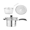 thumbnail image 1 of Luzkey Deep Fryer with Filter Basket Multifunction Cooking Tool Kitchen Noodles Pot Cooking Pot for Kitchen Restaurant Camping Party with handle, 1 of 8