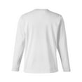 thumbnail image 5 of Harriton M118L Unisex Charge Snag and Soil Protect Long Sleeve T-Shirt-White-3XL, 5 of 6
