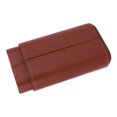 thumbnail image 4 of Caja de s Portátil Hecha de material cuero de PU, Estuche Que Lleva Del Del Viaje Forrado de CUTICAT Estuche de cigarros forrado de cedro, 4 of 7