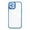 Dark Blue, variant on Phone Case Crystal-Clear with LED Power Display with Clip-On Design Crystal Clear Transparent Cover Elegant Desktop Charger Silver Essential Neon Edition Silver