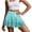 Bling Sparkling Blue, variant on Coconut Tree Women's Tennis Skirts High Waist Golf Skorts Tummy Control A Line Skirt Tropical Athletic Clothes for Women Ladies Casual Outfit Summer Mini Skirts Size 2XL