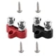 thumbnail image 1 of Sidaley 1 par de terminales de barco M8, Base de fibra de vidrio portátil DC 48V, camión, automóvil, terminales de doble perno, accesorios Accesorios para vehículos recreativos, 1 of 6