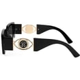 thumbnail image 3 of Gafas de sol YONGSHENG rectangulares pequeñas de moda de los años 90 Metal con montura gruesa retro, 3 of 5