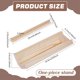 thumbnail image 2 of Base perforadora de madera blanca para encuadernación con guía de perforación, 24,4 x 6,6 x 6,4 cm (9,6 x 2,6 x 2,5 pulgadas), herramienta para encuadernar y crear kits de muestra, orificio de 3,5 mm., 2 of 6