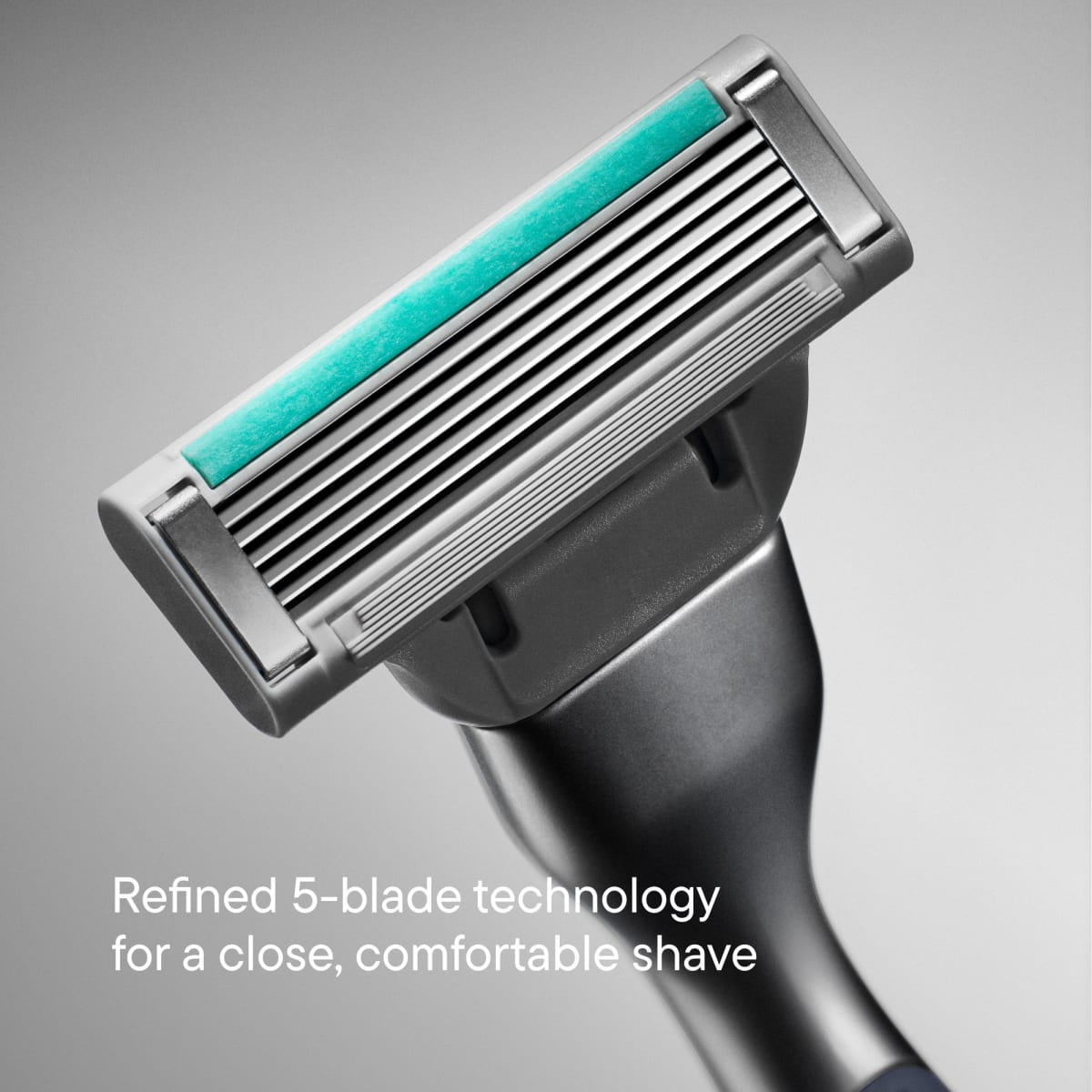 Harry's Plus Shaving Razor for Men with Razor Blade Refill Cartridge, Onyx