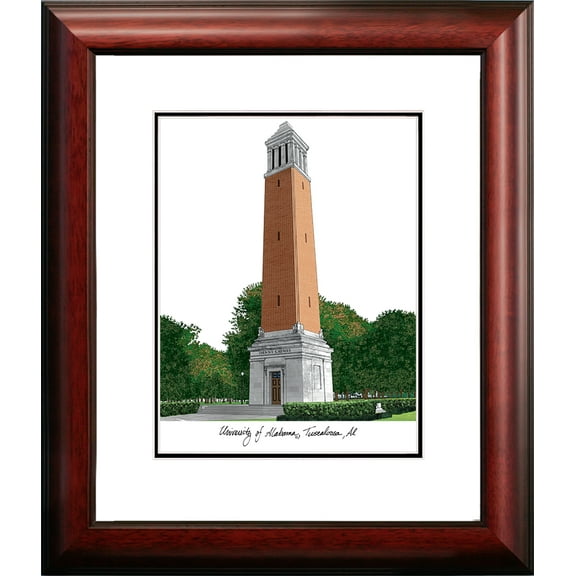 University of Alabama, Tuscaloosa Alumnus Framed Lithograph