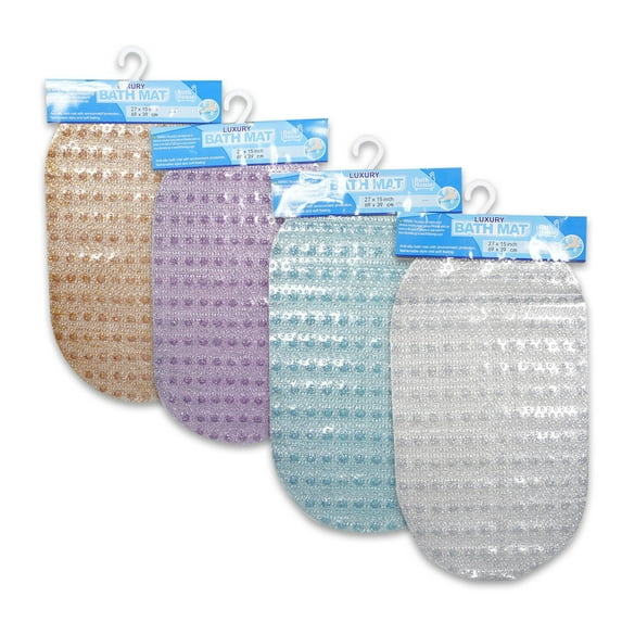 DDI 2349514 25 in. PVC Oval Bath Mat - Case of 24 - Pack of 24