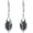 Black Onyx, variant on S925 Sterling Silver Teardrop Dangle Earrings Jewelry for Women Mothers Day Birthday Christmas Gifts