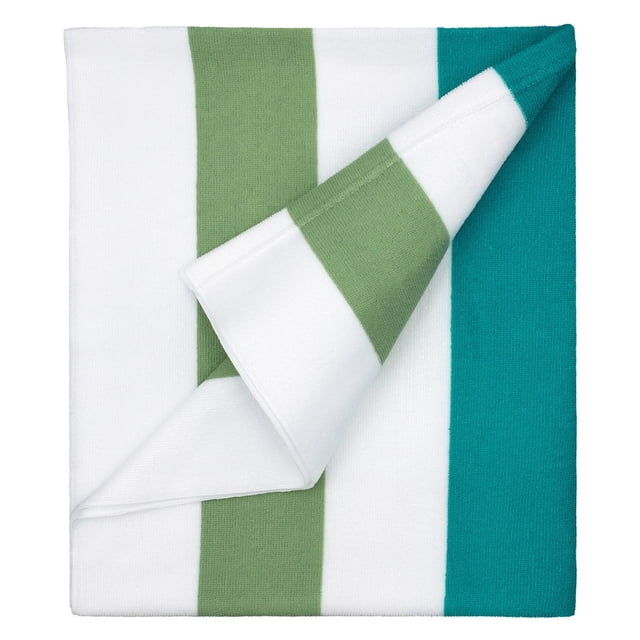 Popular Home Essentials, Cotton Oversized Beach Towel Large 70 X 35 Inch Pool Towel Rose Red Striped Swimming Cabana Towel Water Absorbent Quick Drying Towel Swimming Towel