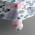 thumbnail image 3 of Pioneer Flower Floral Print Pattern Rectangle Tablecloth 60"x84",Waterproof Polyester Rectangle Table Cloth, Wipeable Spillproof Polyester Tablecloth for Dining, Camping, Indoor and Outdoor, 3 of 5