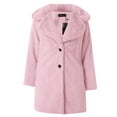 thumbnail image 4 of Women's Loose Fit Long Coat Fuzzy Zip up Jacket Women Super Warm Winter Jacket Women Figs Jacket Women Lightweight Jacket for Women Womens plus Size Jackets Lined Cardigan Women Running Jacket Women, 4 of 4