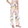 thumbnail image 2 of FORMRS Women's Pajama Pants with Pockets Soft Comfy Loungewear Sleep Bottom, Sizes S-2XL, Flamingo Pattern, 2 of 8