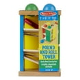 thumbnail image 4 of Melissa & Doug Deluxe Pound and Roll Wooden Tower Toy With Hammer, 4 of 10