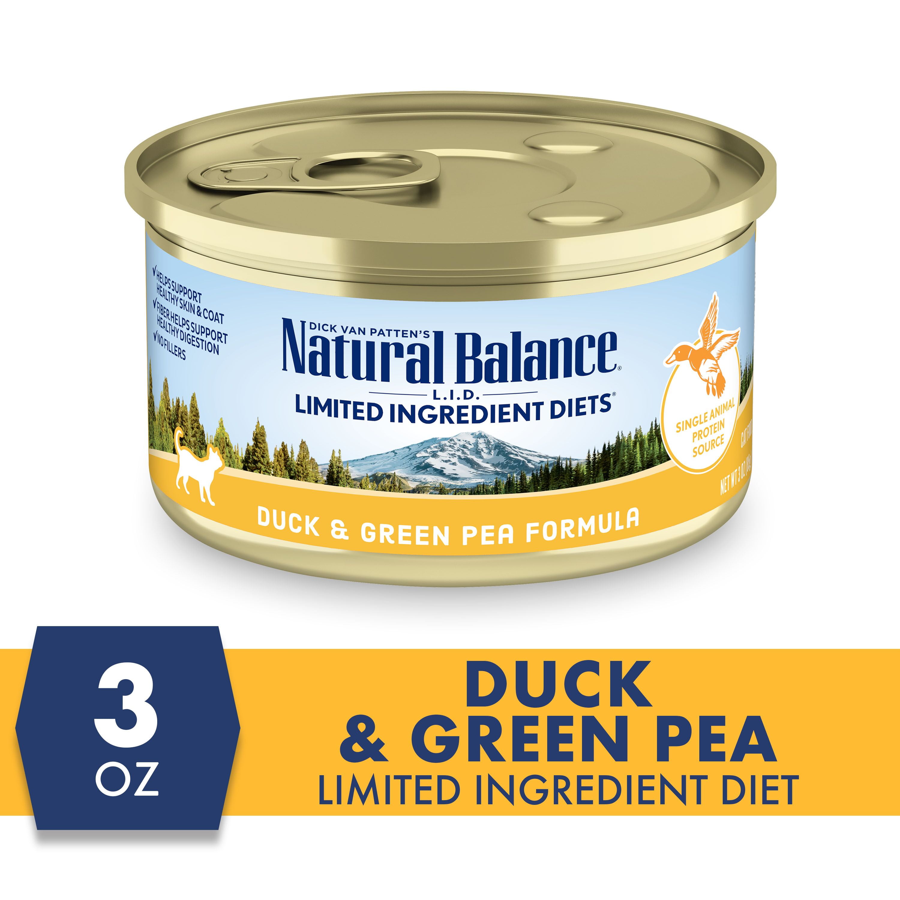 natural balance duck and pea