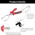 thumbnail image 3 of Car Fuel Feed Pipe Plier,Hose Removal Pliers ,Fuel Line Disconnect Tools,Gasoline Fuel Line Hose Clip Clamp Removal Tool, 3 of 9