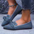 thumbnail image 6 of Eltusu Women Flat Shoes, Fashion Slip on Pointy Toe Comfort Work Shoes Light Blue Size 6, 6 of 8