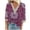 Red, variant on BangWanChi 3/4 Length Sleeve Womens Tops Plus Size Tunic Fashion Women's Summer V-Neck 3/4 Sleeve Lace Print Casual T-Shirt Blouse