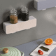 thumbnail image 4 of Caja de condimentos autoadhesiva montada en la pared con tapa y cuchara, kit de botellas de condimentos, tarro de condimentos de sal de cocina, contenedor de almacenamiento de caja de especias para, 4 of 5