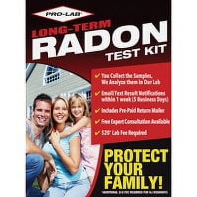 PRO-LAB RL116 Long-Term Radon Gas Test Kit
