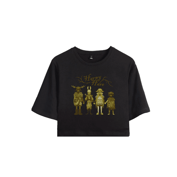 Yaelokre Harpy Hare Merch Crop Top T-shirt Suits Fashion Girls Women Short Sleeve Graphic Tees