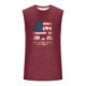 thumbnail image 3 of Tanque Deportivo de Cuello Redondo de la Impresión de la Moda Casual de los Hombres, Blusa de Poliéster sin Mangas para el Uso Diario Casual Al Aire Libre, 3 of 5