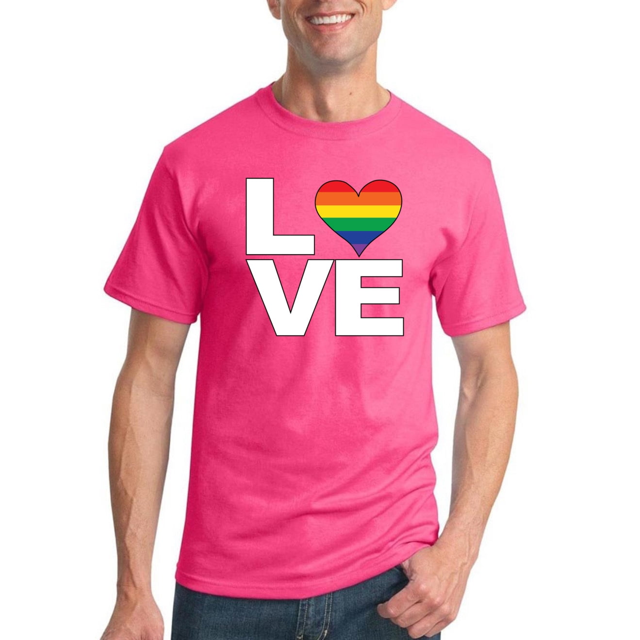 Wild Bobby Love Rainbow Gay Lgbt Lesbian Pride Month Parade Support Mens Lgbt Pride Graphic 