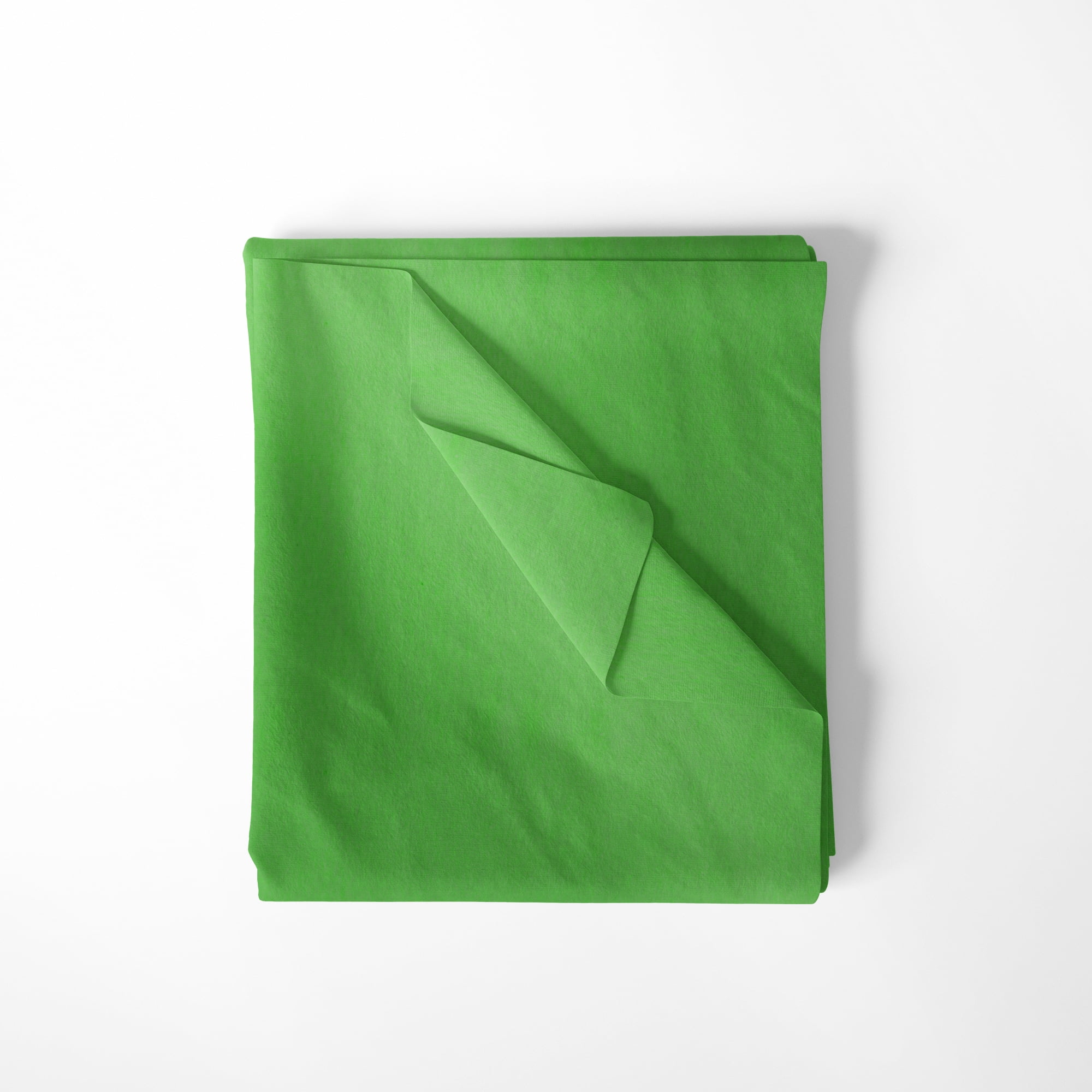 Mainstays 1.5 Yards 100% Cotton Light-weight Flannel Solid, Briht Green, 42" Wide for Crafts