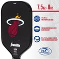 thumbnail image 3 of Franklin Sports NBA Miami Heat Pickleball Paddle - Official NBA Team Pickleball Paddles - USAP (USAPA) Approved Premium Quality Pickleball Paddles - Authentic Team Logos + Colors, 3 of 12