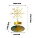 thumbnail image 3 of xihome Portavelas de hierro con forma de ciervo, rbol de Navidad, copo de nieve y estrella. Decoracin navideña para la mesa de fiestas. Regalo para el hogar., 3 of 6