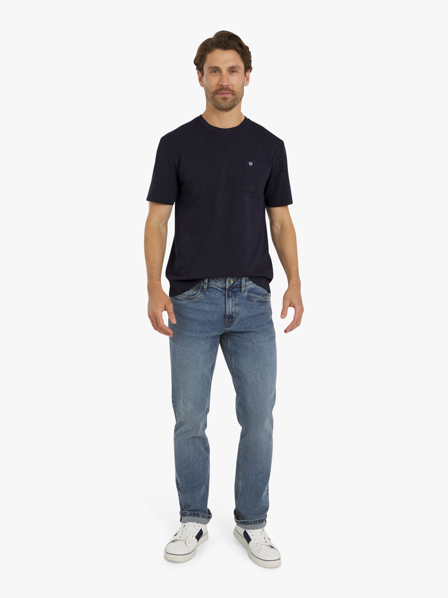 Chaps Men's and Big Men's Seacoast Wash Slub Pocket T-Shirt, Sizes S-3XL