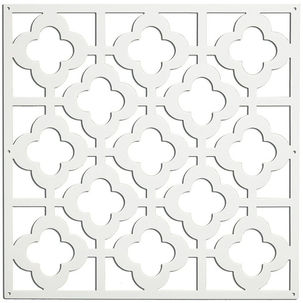 Wall Pops Wpp0275 Paneles Decorativos De Panal Para Colgar En La Habitación, Color Blanco
