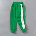 thumbnail image 6 of Nekdswn Boys Sweatpants 100% Cotton Fleece Lined Jogger Pants Kids Side Stripe Athletic Joggers Loose Casual Elastic Waist Sweats Pants, 6 of 8
