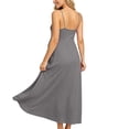 thumbnail image 5 of PBFRDSJ Women's Maternity Cami Dresses Sleeveless Backless Casual Dress Spaghetti Strap Flowy Loose Long Sundress, 5 of 9