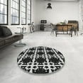 thumbnail image 3 of Ahgly Company Indoor Rectangle Patterned Black Novelty Area Rugs, 8' x 10', 3 of 6
