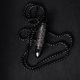 thumbnail image 2 of unbranded Collar De Inoxidable Negro Con Colgante De Cruz Oración Del Para Con Compartimento Secreto, 2 of 5