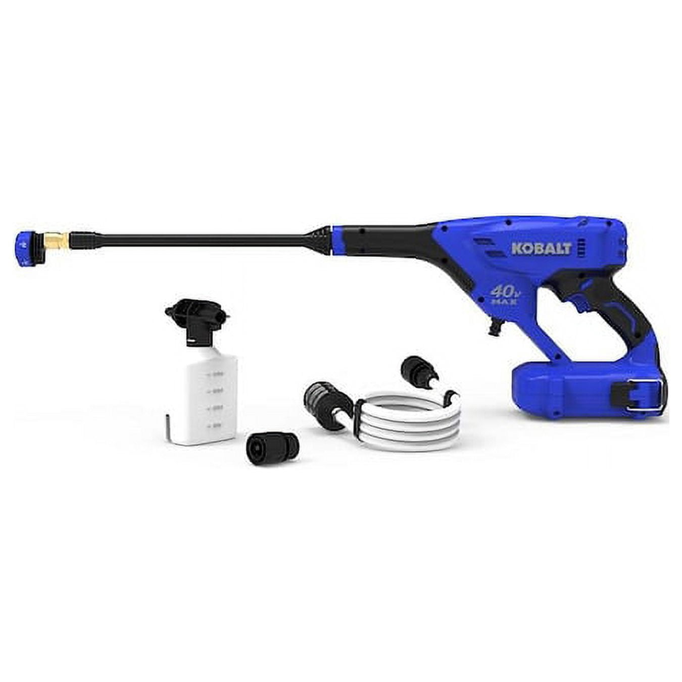 Kobalt 600-PSI 0.8-GPM 40v Cold Water Electric Pressure Washer Sprat Gun Kit