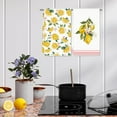 thumbnail image 5 of Lemon Kitchen Dish Towel 18 x 26 Inch Spring Summer Yellow Lemon Floral Dishcloth Decorative Hand Drying Tea Towel for Cooking Baking Cleaning, 2Pcs, 5 of 6